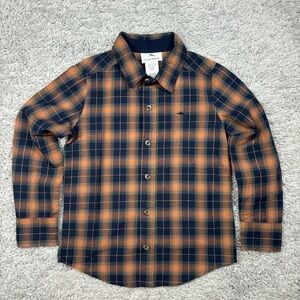 Tommy Bahama Shirt Boys Small Classic Plaid Pictures Dinner Holiday Fall Preppy